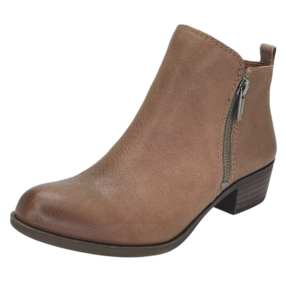 Lucky Brand Shoes - Lucky Brand Basel Brindle Leather Ankle Booties